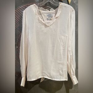 Scandinavian BAUM UND PFERDGARTEN Cream Textured Blouse |size 38